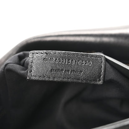 Saint Laurent Lambskin Matelasse Monogram Medium Niki Chain Satchel Black 7 of 10