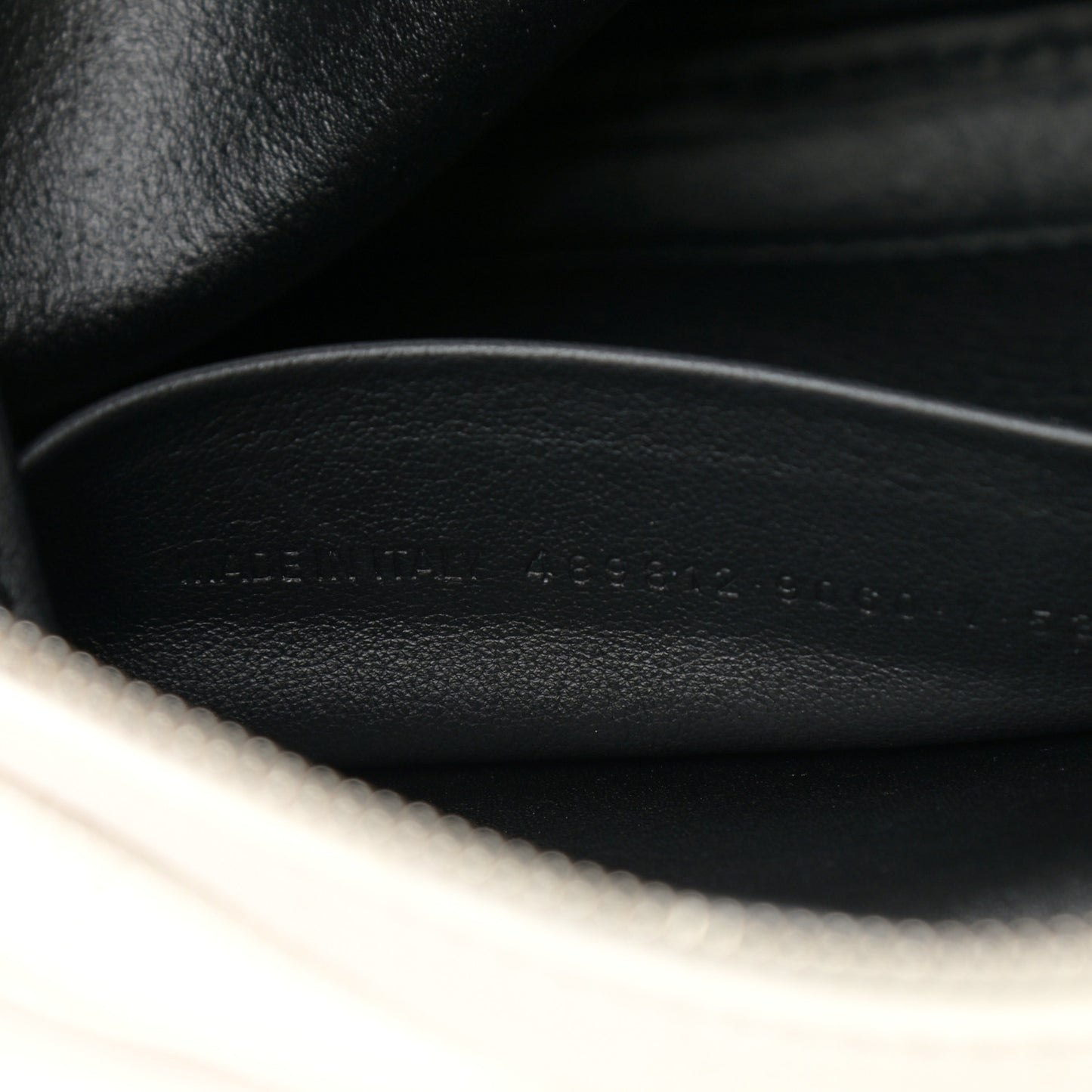 Calfskin Logo S Everyday Camera Bag White