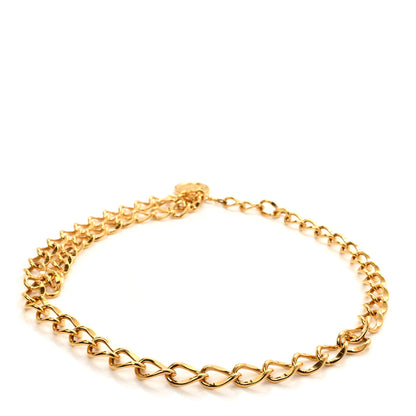 Chanel Metal Chain CC Medallion Belt Gold 2 of 3