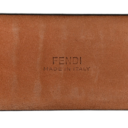 Fendi Vitello Box F Corner Belt 80 32 Black 6 of 8