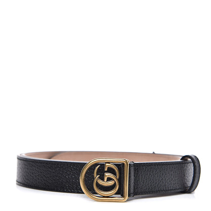 Gucci Calfskin Framed Double G Belt 115 46 Black 1 of 6