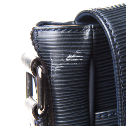 Louis Vuitton Epi Christopher Messenger Navy Stripes 12 of 15