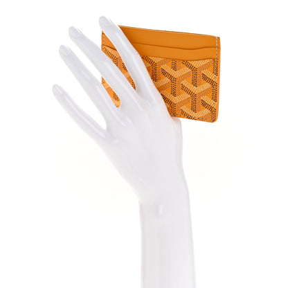 Goyard Goyardine Saint Sulpice Card Holder Yellow 2 of 10