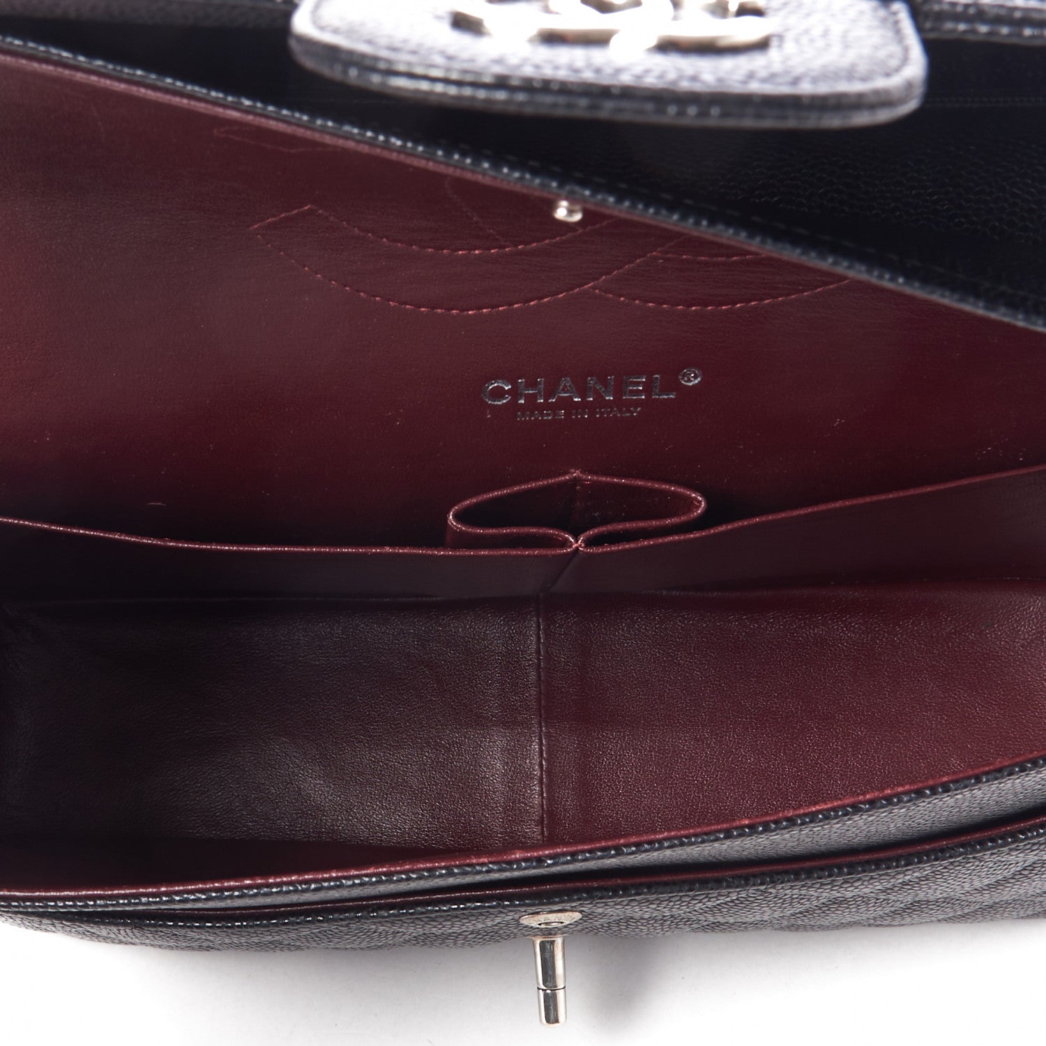 Chanel Caviar Quilted Jumbo Double Flap Black 5 of 11