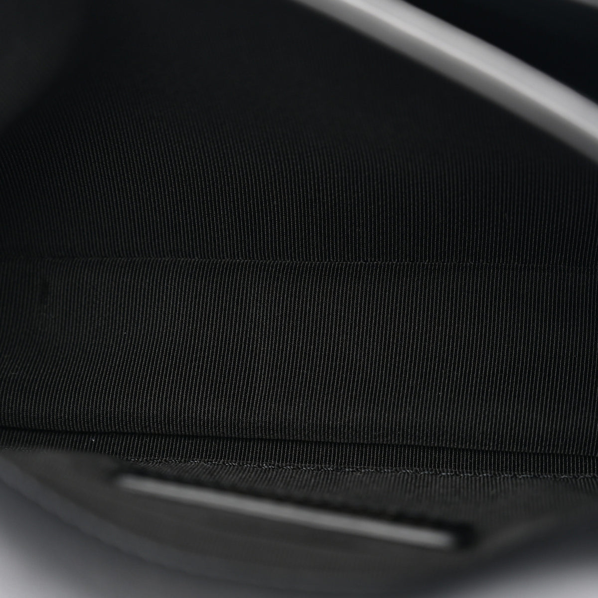 Calfskin Quilted Top Handle Flap Black