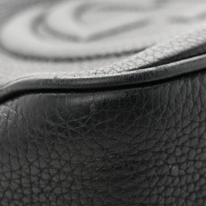 Gucci Pebbled Calfskin Small Soho Disco Bag Black 10 of 19