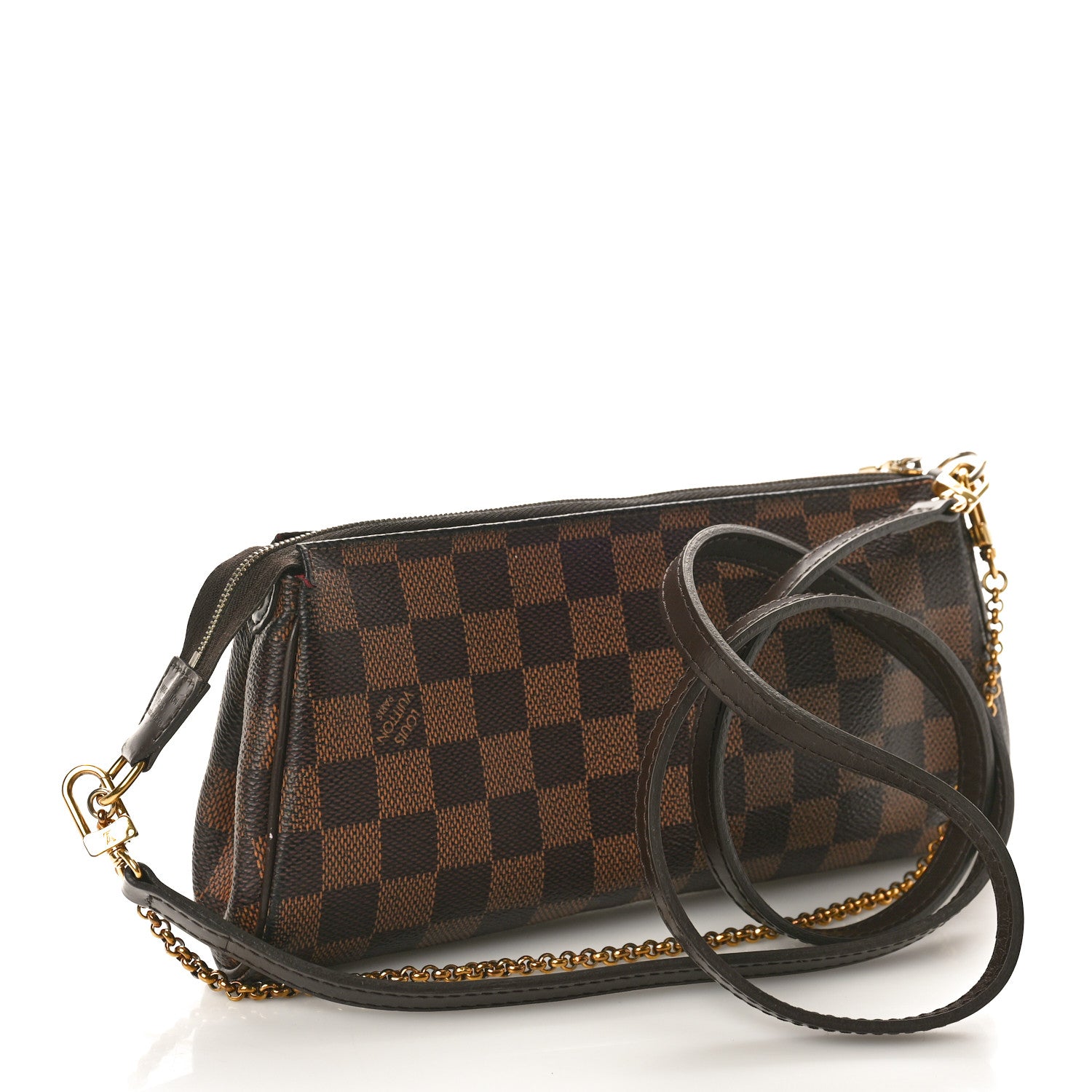 Louis Vuitton Damier Ebene Eva Clutch 3 of 11
