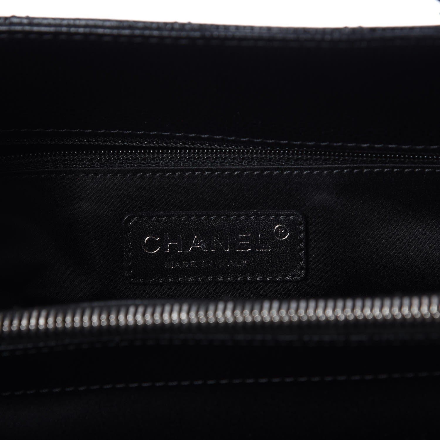 Chanel Caviar Quilted Grand Shopping Tote GST Black 6 of 8