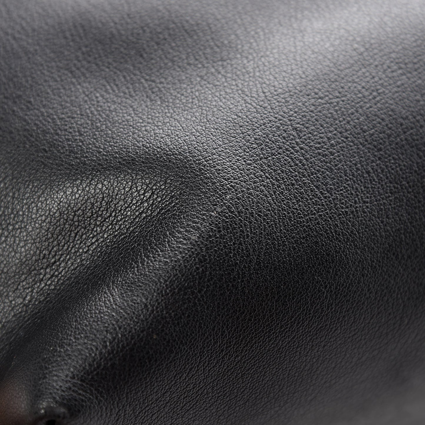 Calfskin Large Shopping Tote Black