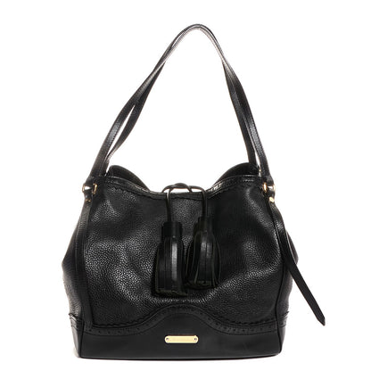 Burberry Pebbled Leather Large Canterbury Tote Black 1 of 11