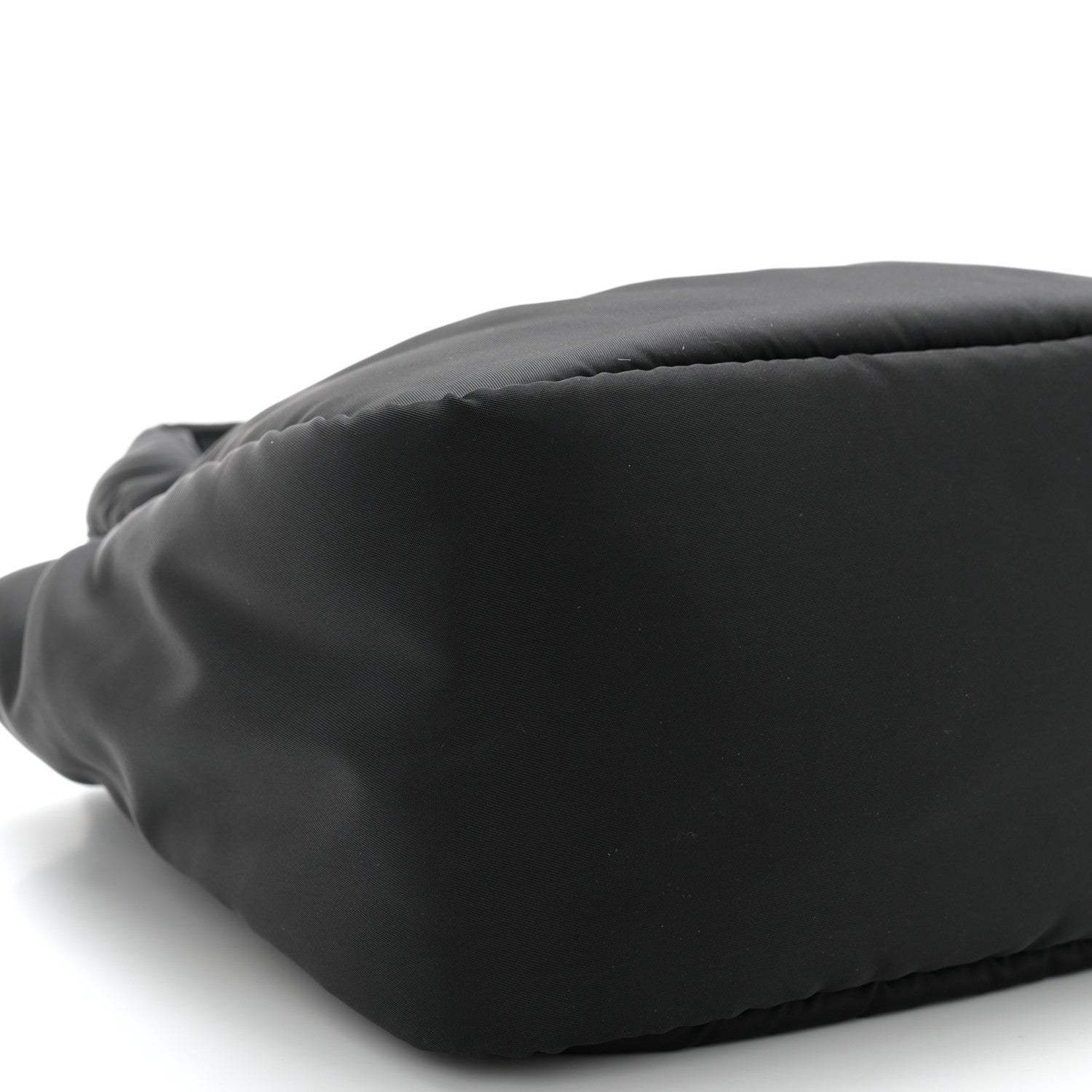 Prada Re-Nylon Soft Padded Small Double Handled Shoulder Bag Black 9 of 10
