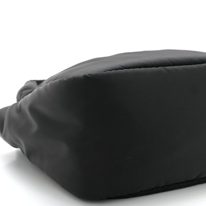 Prada Re-Nylon Soft Padded Small Double Handled Shoulder Bag Black 9 of 10