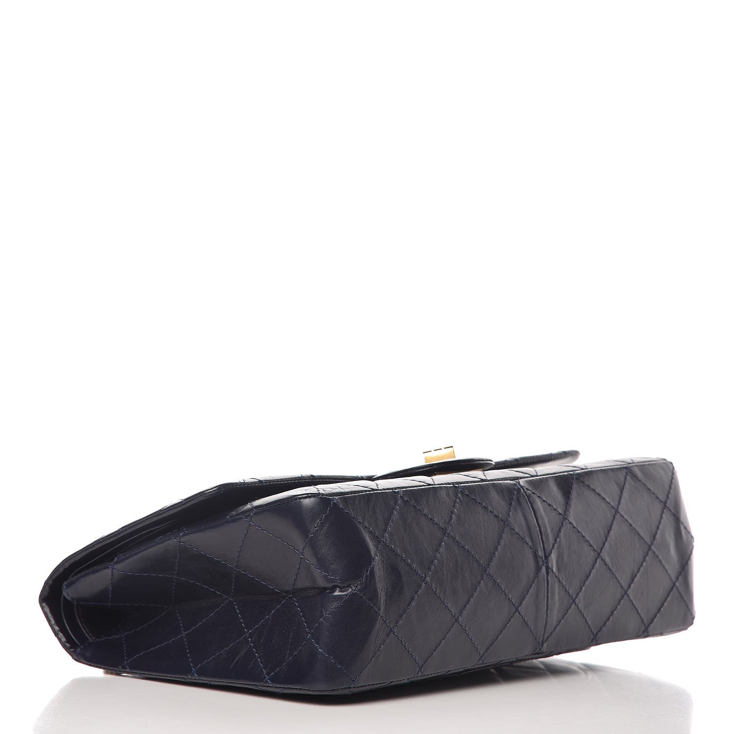 Chanel Aged Calfskin Quilted 2.55 Reissue 227 Flap Dark Blue 4 of 11