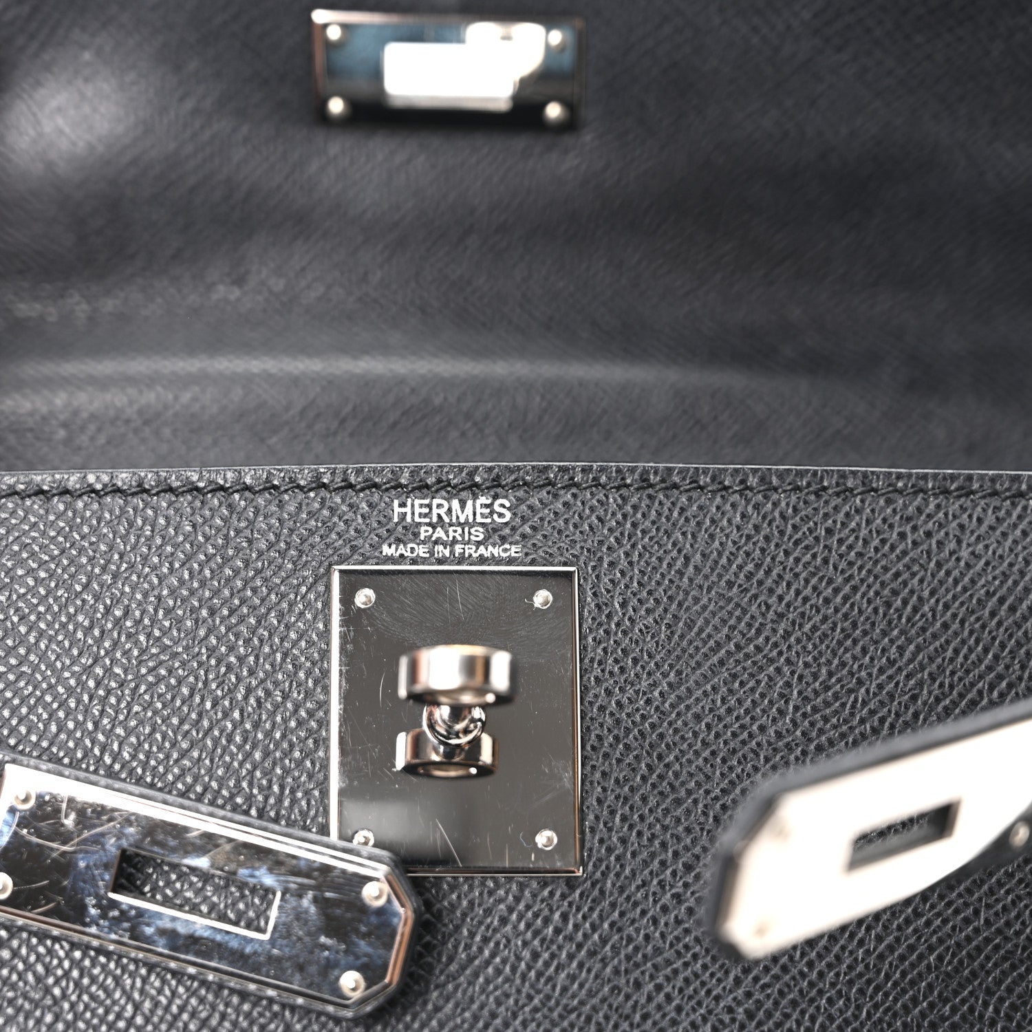 Hermes Epsom Kelly Retourne 28 Black 6 of 10
