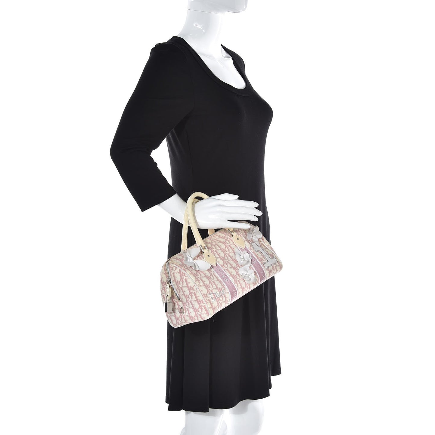 Monogram Girly Boston Pink