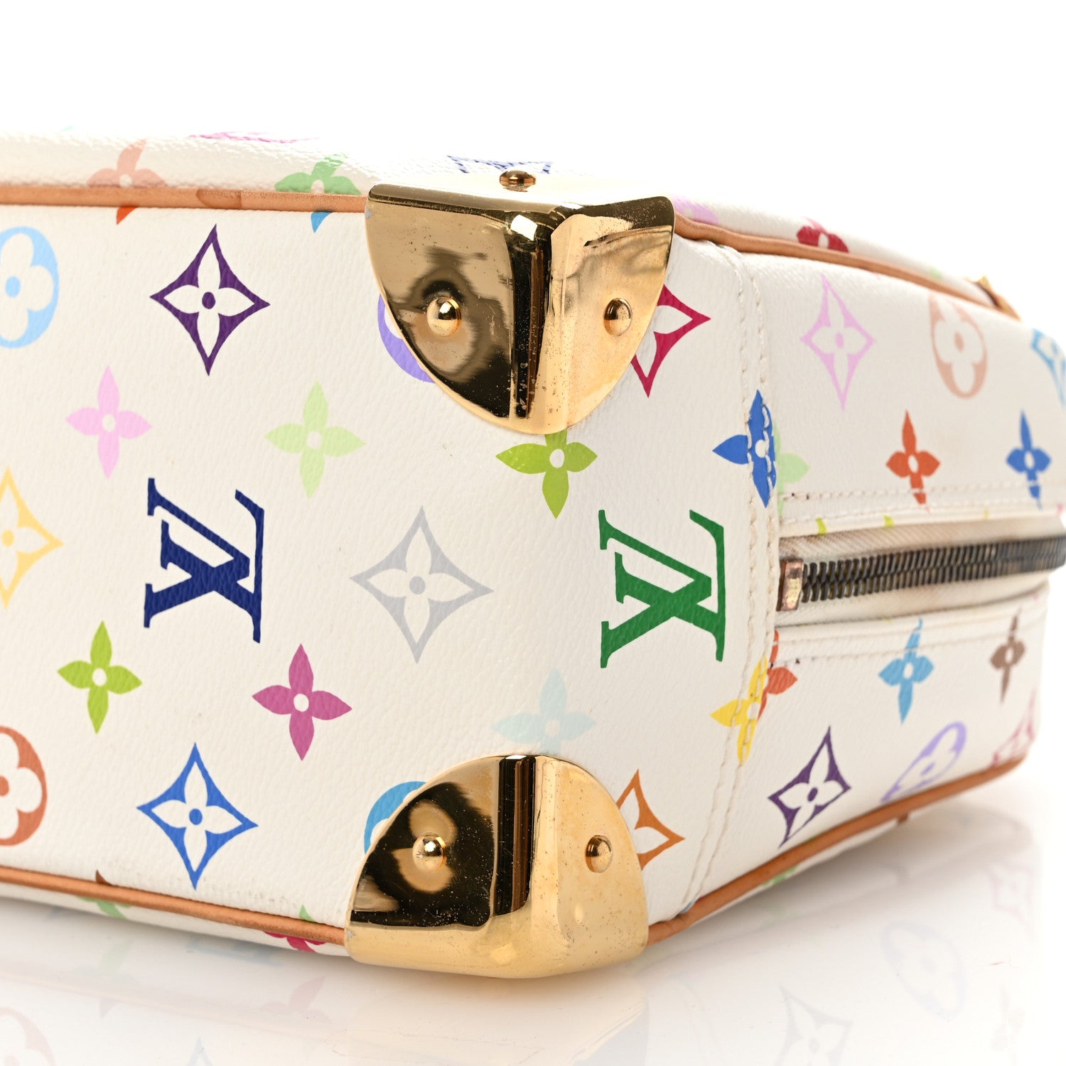 Louis Vuitton Monogram Multicolor Trouville White 9 of 10