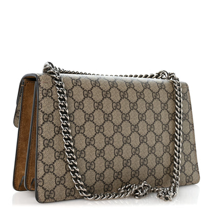 Gucci GG Supreme Monogram Small Dionysus Shoulder Bag Taupe 3 of 12