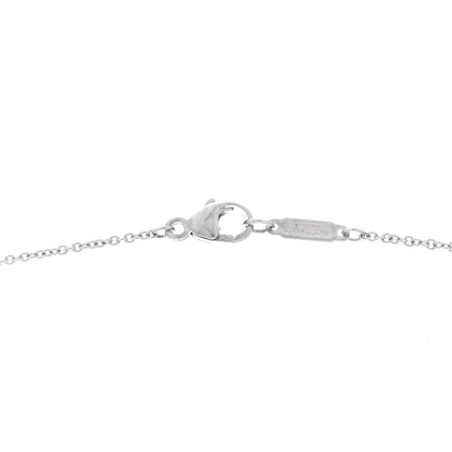 Tiffany 18K White Gold Diamond Metro Cross Pendant Necklace 4 of 5