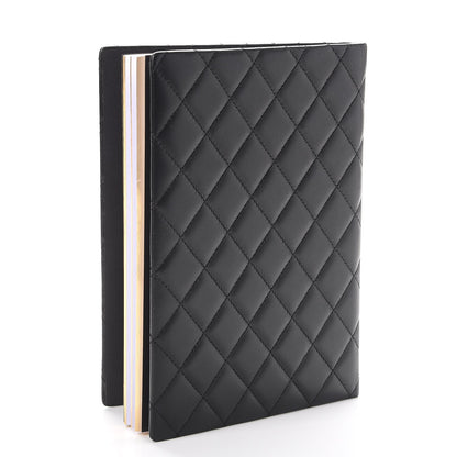 Chanel Lambskin Quilted Notebook Black 3 of 11