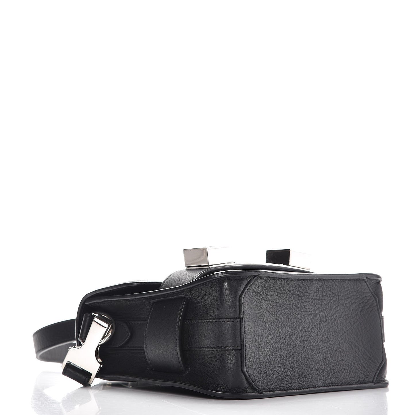 Calfskin PS11 Tiny Shoulder Bag Black
