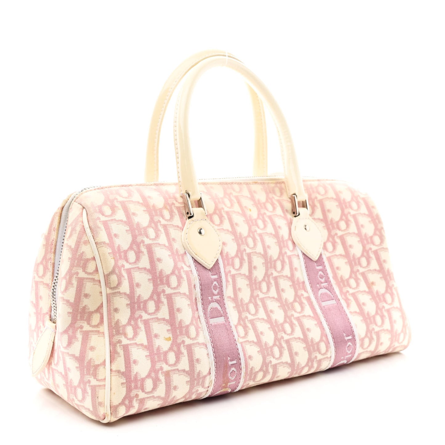 Monogram Girly Boston Pink