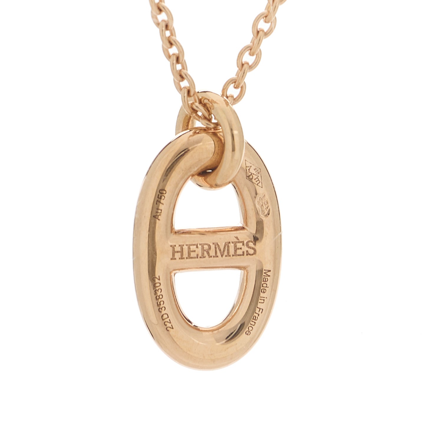 Hermes 18K Rose Gold PM Farandole Pendant Necklace 5 of 5