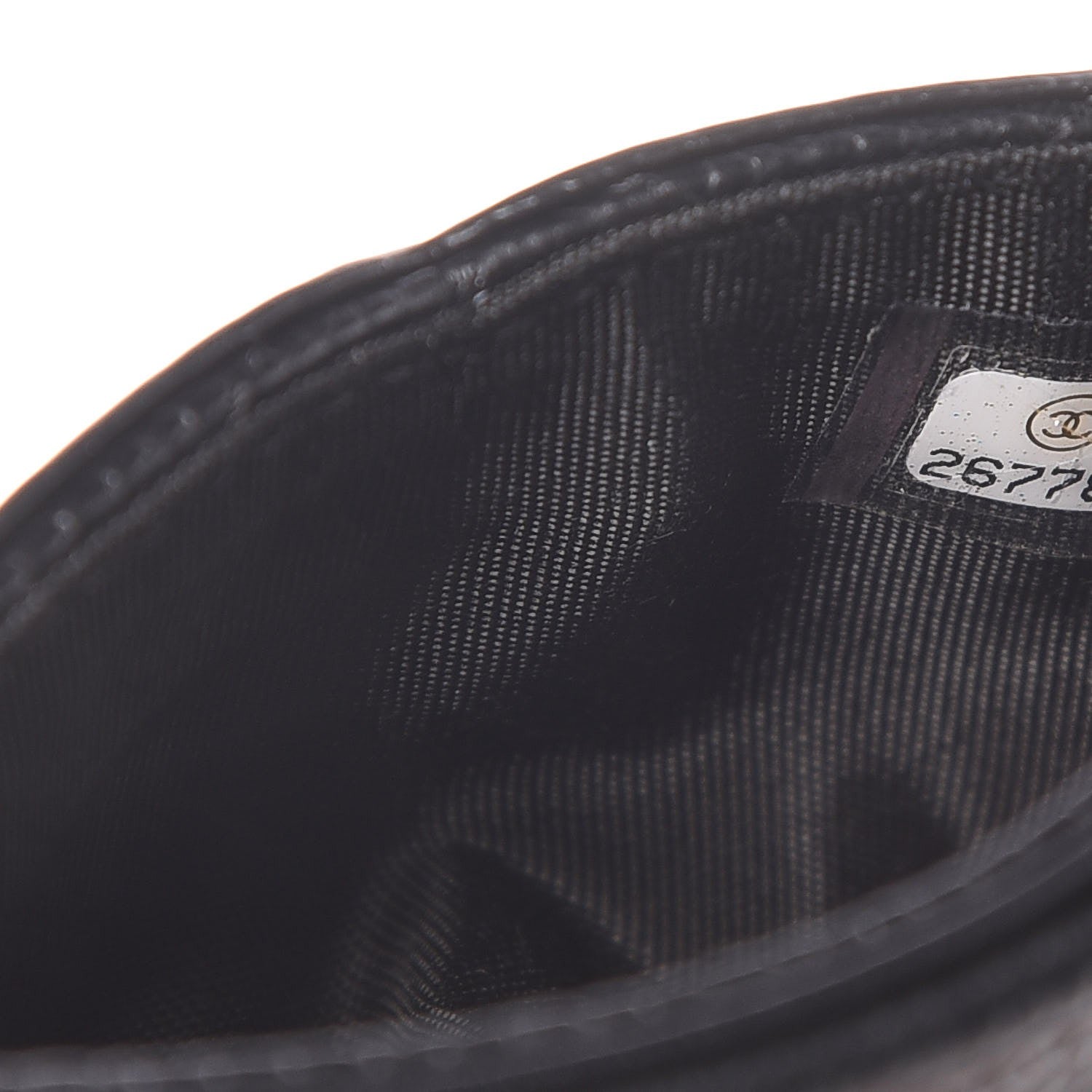 Chanel Caviar Quilted Filigree Card Holder Black 7 of 8