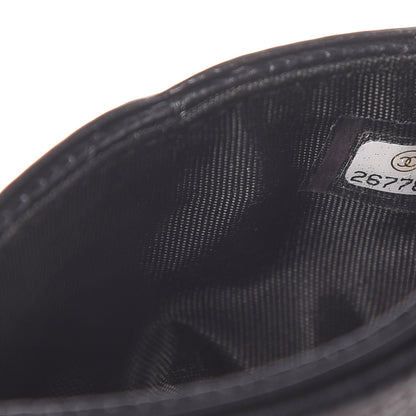 Chanel Caviar Quilted Filigree Card Holder Black 7 of 8