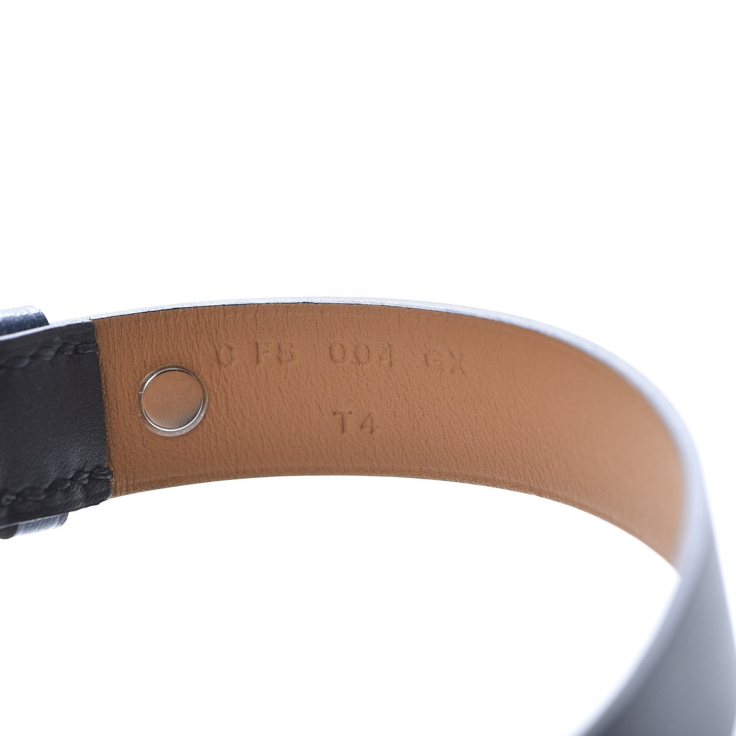 Swift Chevre Bracelet T4 Black Bleu Encre