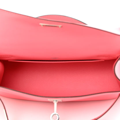 Hermes Swift Kelly Pochette Clutch Rose Azalee 5 of 10