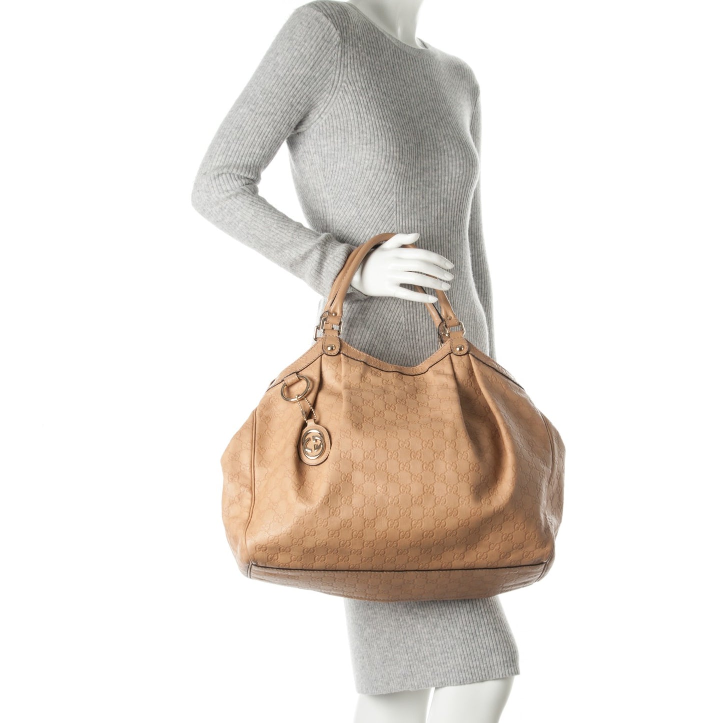 Guccissima Large Sukey Beige
