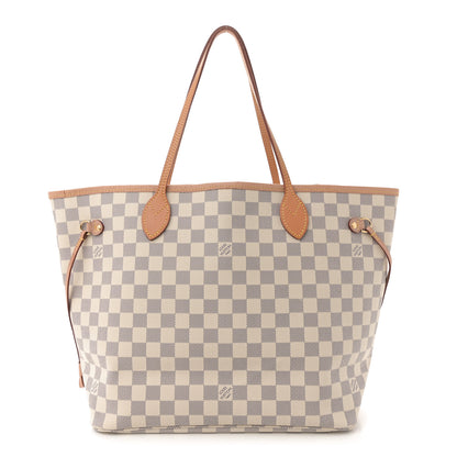 Louis Vuitton Damier Azur Neo Neverfull MM Rose Ballerine 1 of 13