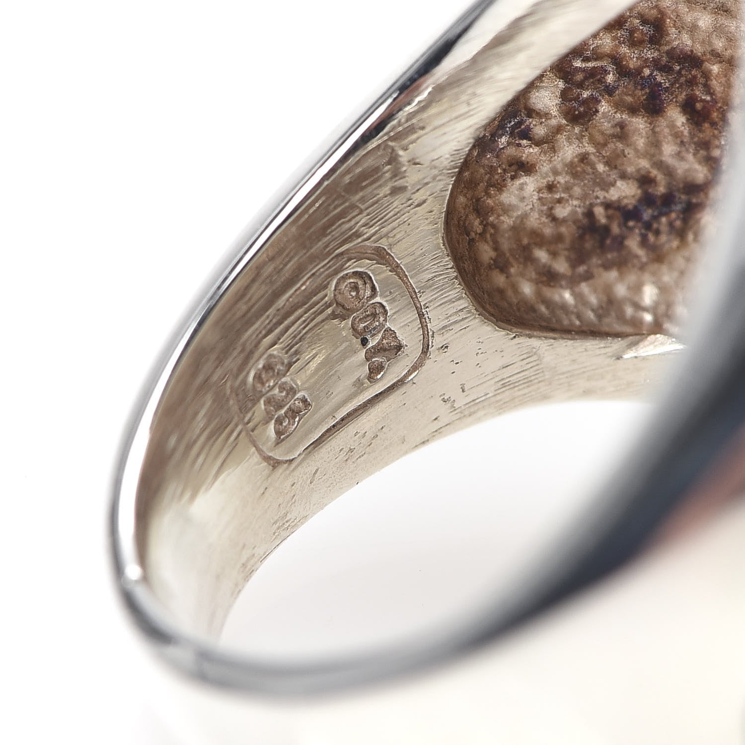 David Yurman Sterling Silver 18K Yellow Gold Diamond 17mm Albion Statement Ring 59 8.75 5 of 5