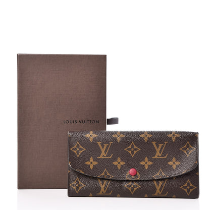 Louis Vuitton Monogram Emilie Wallet Fuchsia 10 of 10