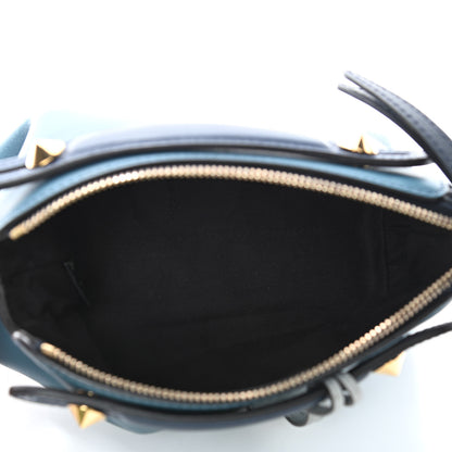 Fendi Vitello Dolce 4 Color Mini By The Way Boston Bag Balena Grigio Perla Multicolor 4 of 8