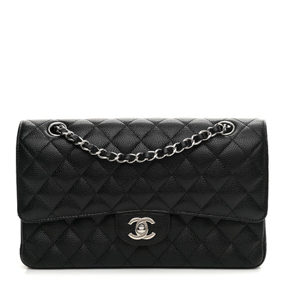 Chanel Caviar Quilted Medium Double Flap Black 1 of 9