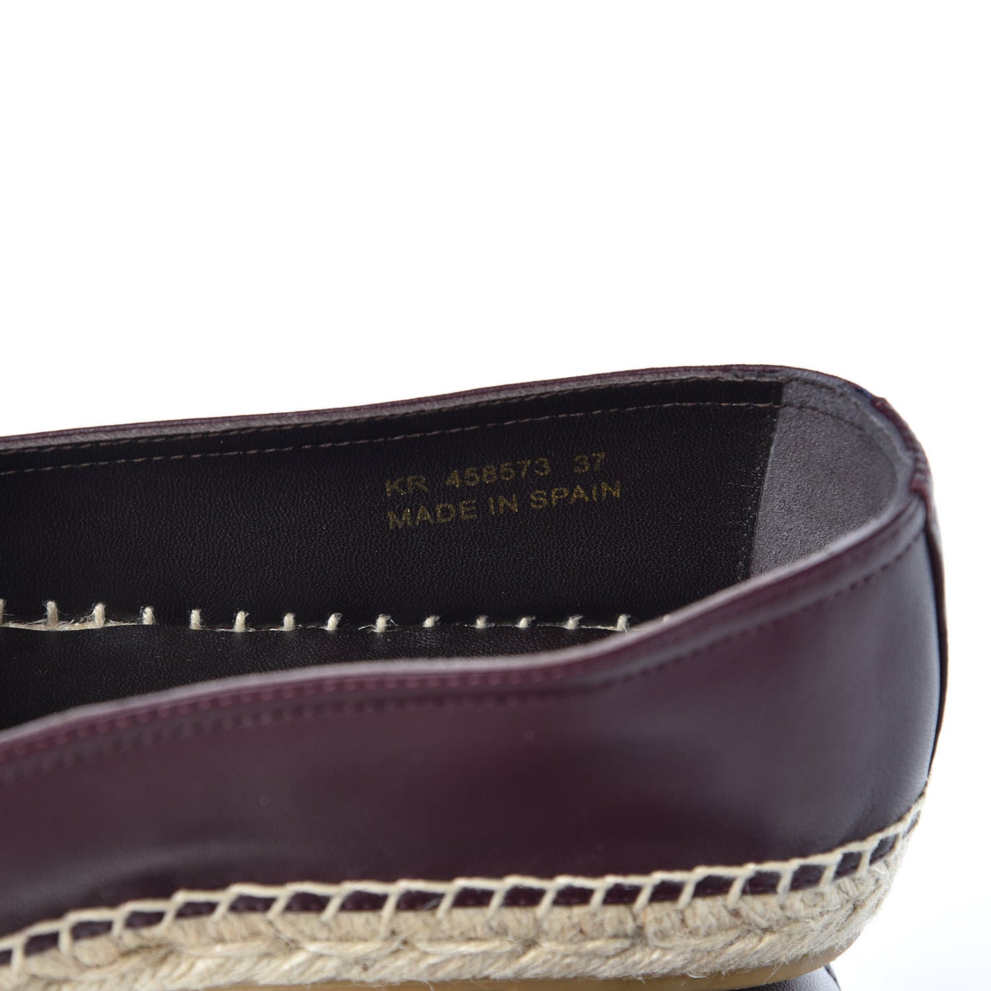Nappa Vendome Monogram Espadrilles 37 Barolo