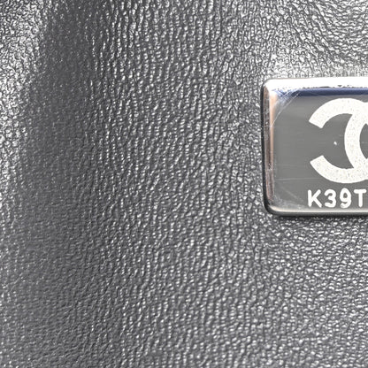 Chanel Lambskin Quilted Jumbo Double Flap Dark Grey 7 of 11