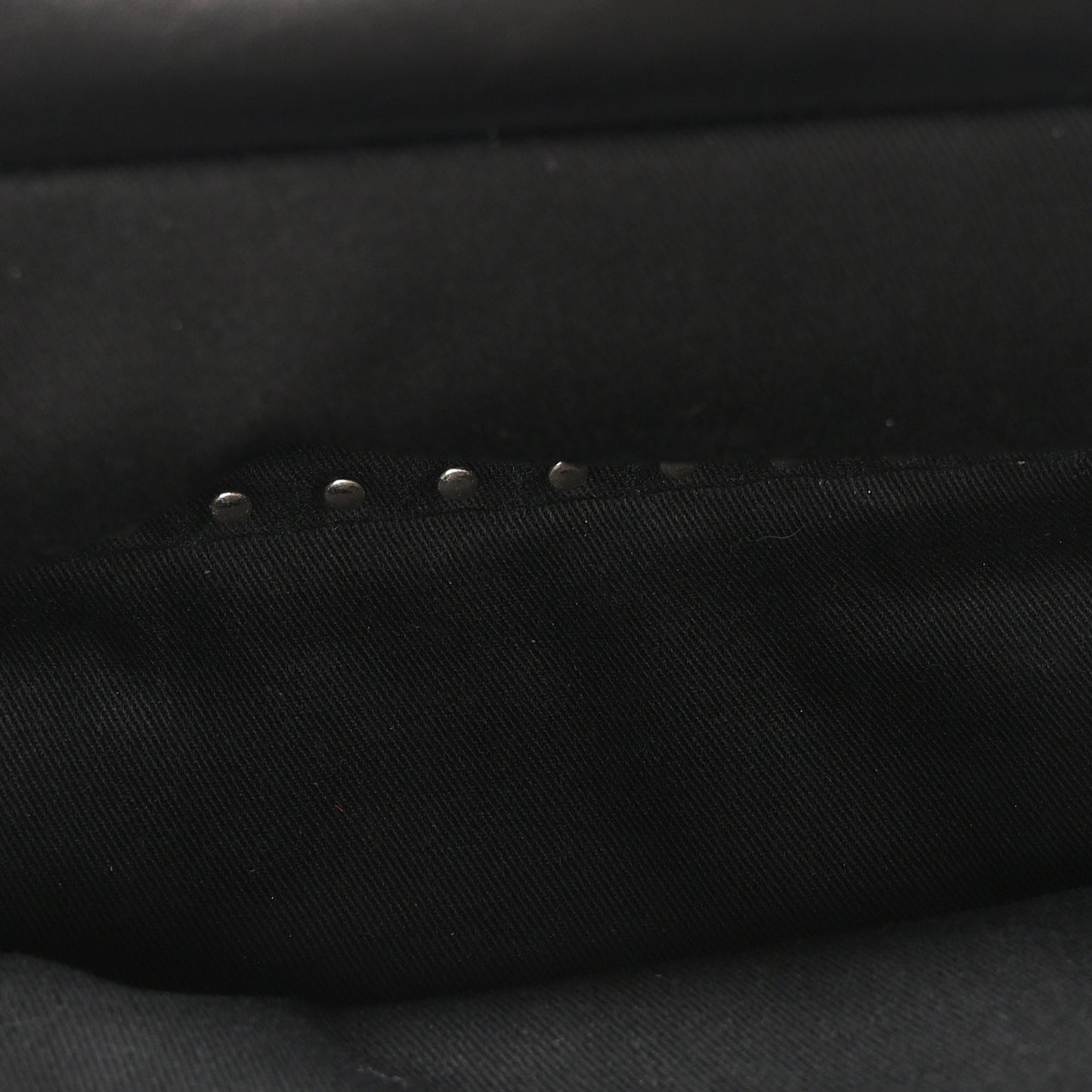 Grained Calfskin Small Rockstud Tote Black
