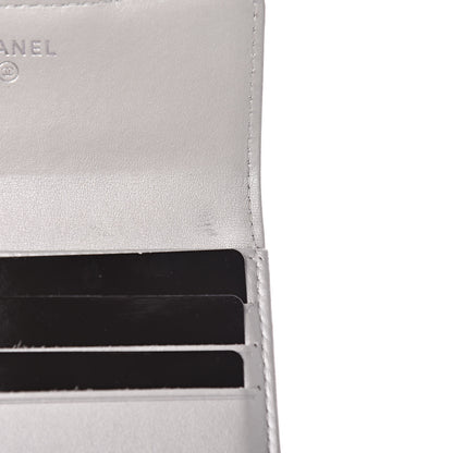 Chanel Aged Calfskin Quilted Reissue Compact Wallet Grey 11 of 13