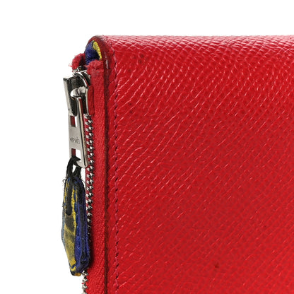 Hermes Epsom Silk'In Wallet Bougainvillea 14 of 15