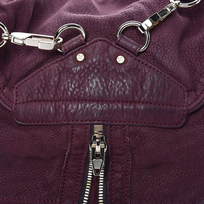 Alexander Wang Nubuck Marti Backpack Bag Burgundy 10 of 12