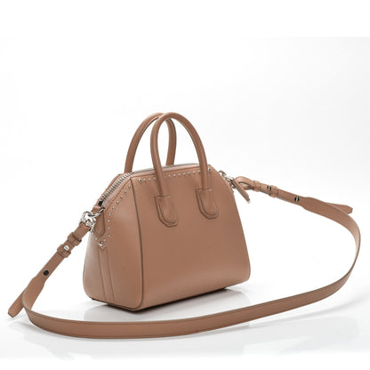 Givenchy Smooth Calfskin Mini Studded Antigona Old Pink 3 of 7