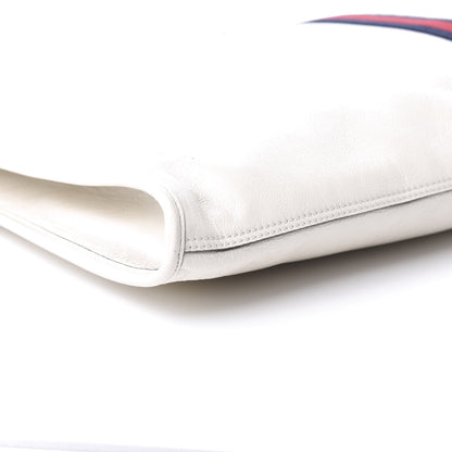 Gucci Calfskin Maxi Rajah Chain Tote White 5 of 8