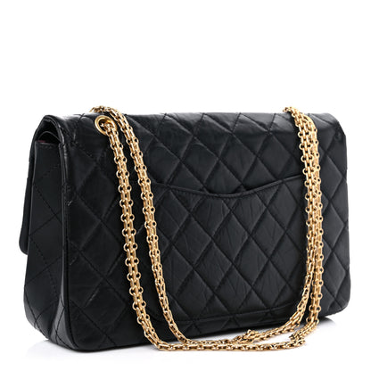 Chanel Aged Calfskin Quilted 2.55 Reissue 227 Flap Black 2 of 10
