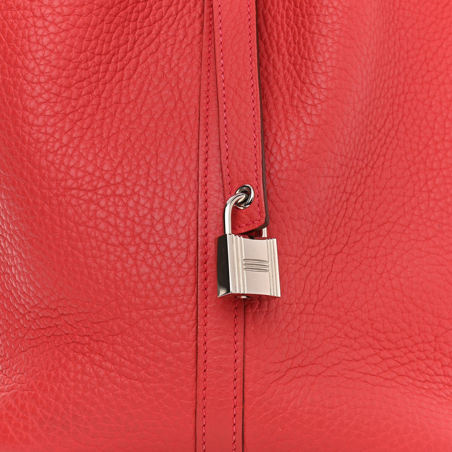 Hermes Taurillon Clemence Picotin Lock 22 MM Geranium 8 of 15