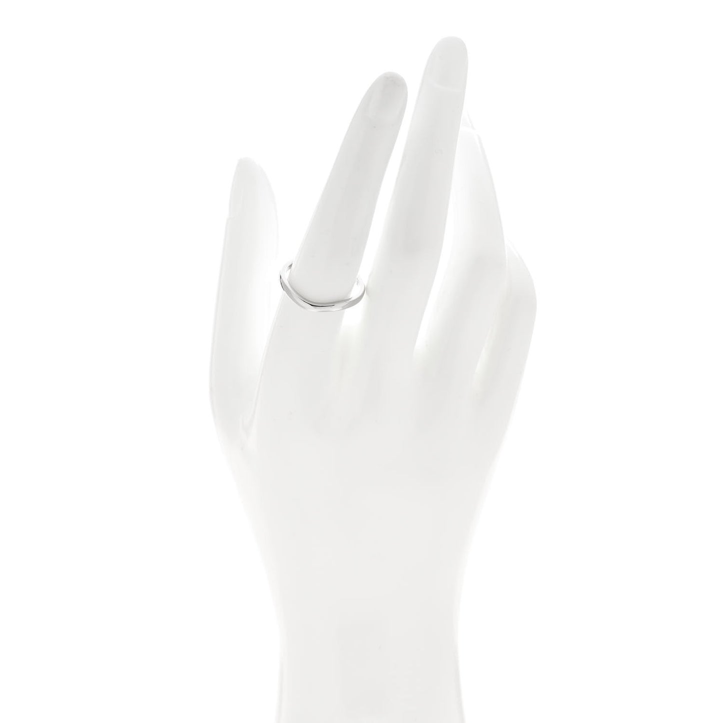Platinum 2mm Ballerine Curved Wedding Band Ring 58 8.5