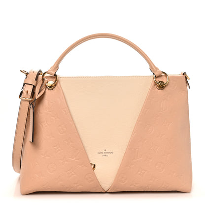 Louis Vuitton Empreinte V Tote MM Beige Rose Creme 1 of 9
