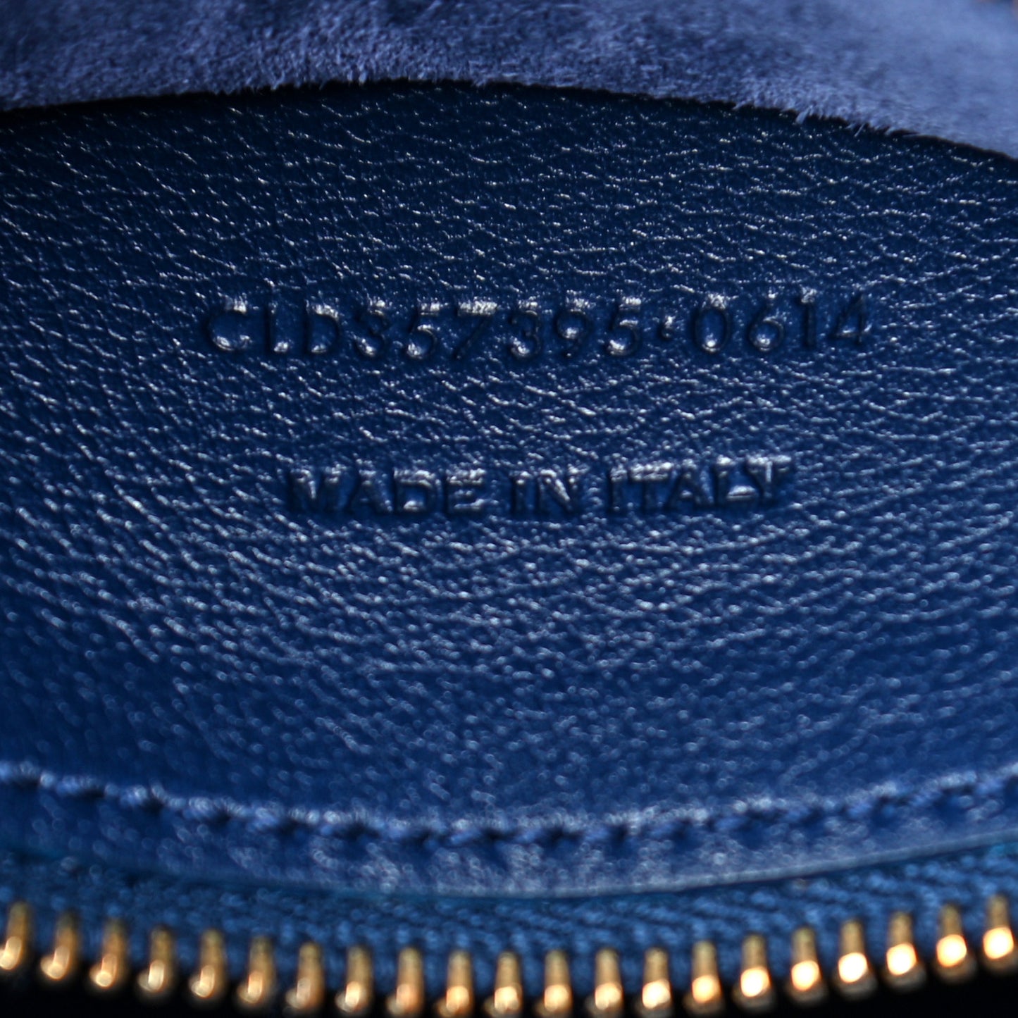 Calfskin Small Monogram Cabas Blue Majorelle