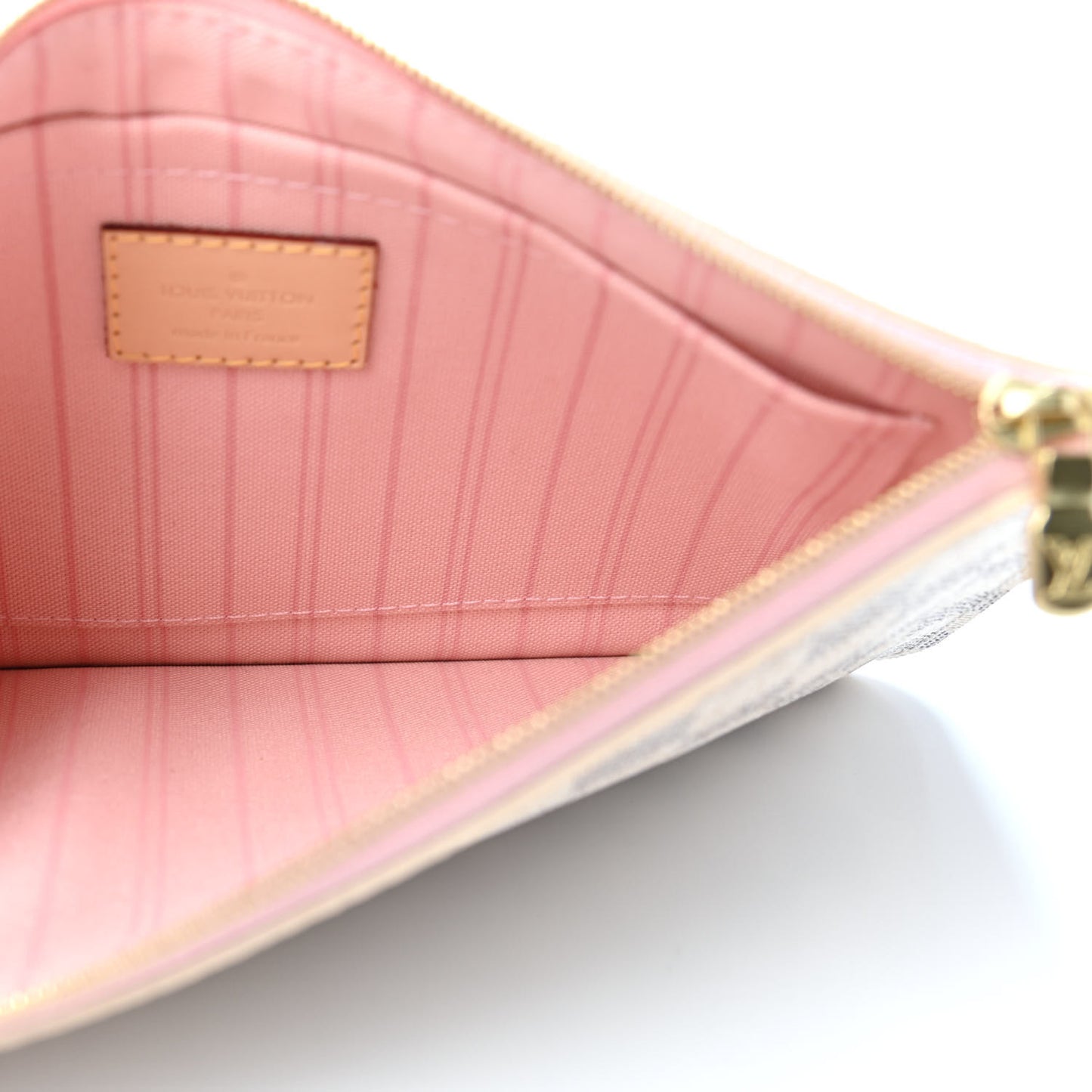 Damier Azur Neverfull MM GM Pochette Rose Ballerine
